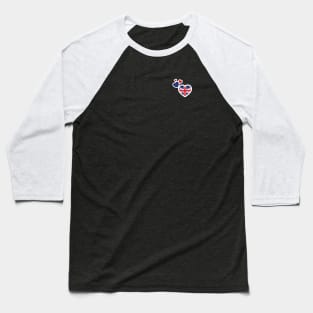 I Love The United Kingdom! Baseball T-Shirt